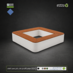 جلسة مربعة فايبر جلاس