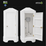 دورة مياه متنقلة فايبر جلاس – JR Standard